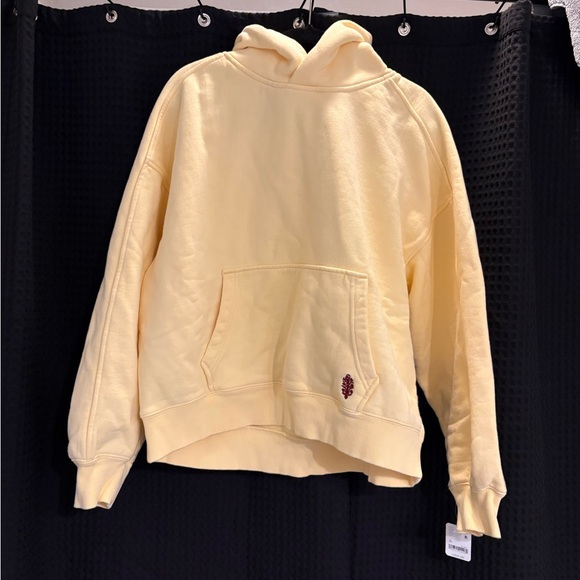 Free People A Cut Above Hoodie XL Color: Sunlit Combo NWT - Picture 3 of 5